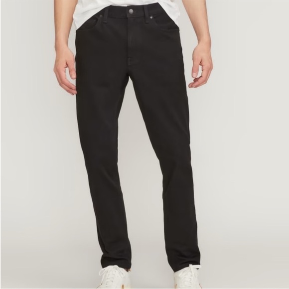Everlane Other - Everlane The Slim 4 Way Stretch Organic Jean Uniform Black